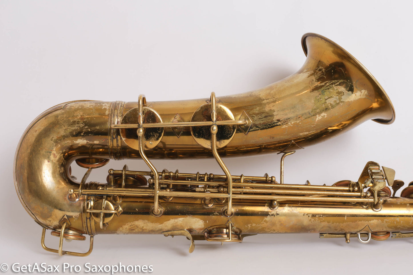 Conn 10M Tenor 298497 Completely Overhauled! Worn Original Lacquer – Aubra Graves’ Tenor w/mpc