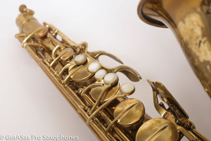 Conn 10M Tenor 298497 Completely Overhauled! Worn Original Lacquer – Aubra Graves’ Tenor w/mpc