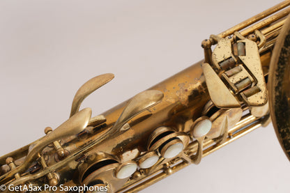 Conn 10M Tenor 298497 Completely Overhauled! Worn Original Lacquer – Aubra Graves’ Tenor w/mpc