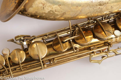 Conn 10M Tenor 298497 Completely Overhauled! Worn Original Lacquer – Aubra Graves’ Tenor w/mpc