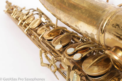 Conn 10M Tenor 298497 Completely Overhauled! Worn Original Lacquer – Aubra Graves’ Tenor w/mpc