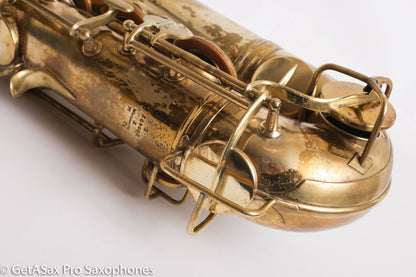 Conn 10M Tenor 298497 Completely Overhauled! Worn Original Lacquer – Aubra Graves’ Tenor w/mpc