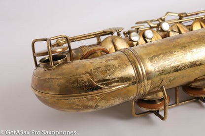Conn 10M Tenor 298497 Completely Overhauled! Worn Original Lacquer – Aubra Graves’ Tenor w/mpc