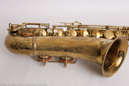 Conn 10M Tenor 298497 Completely Overhauled! Worn Original Lacquer – Aubra Graves’ Tenor w/mpc