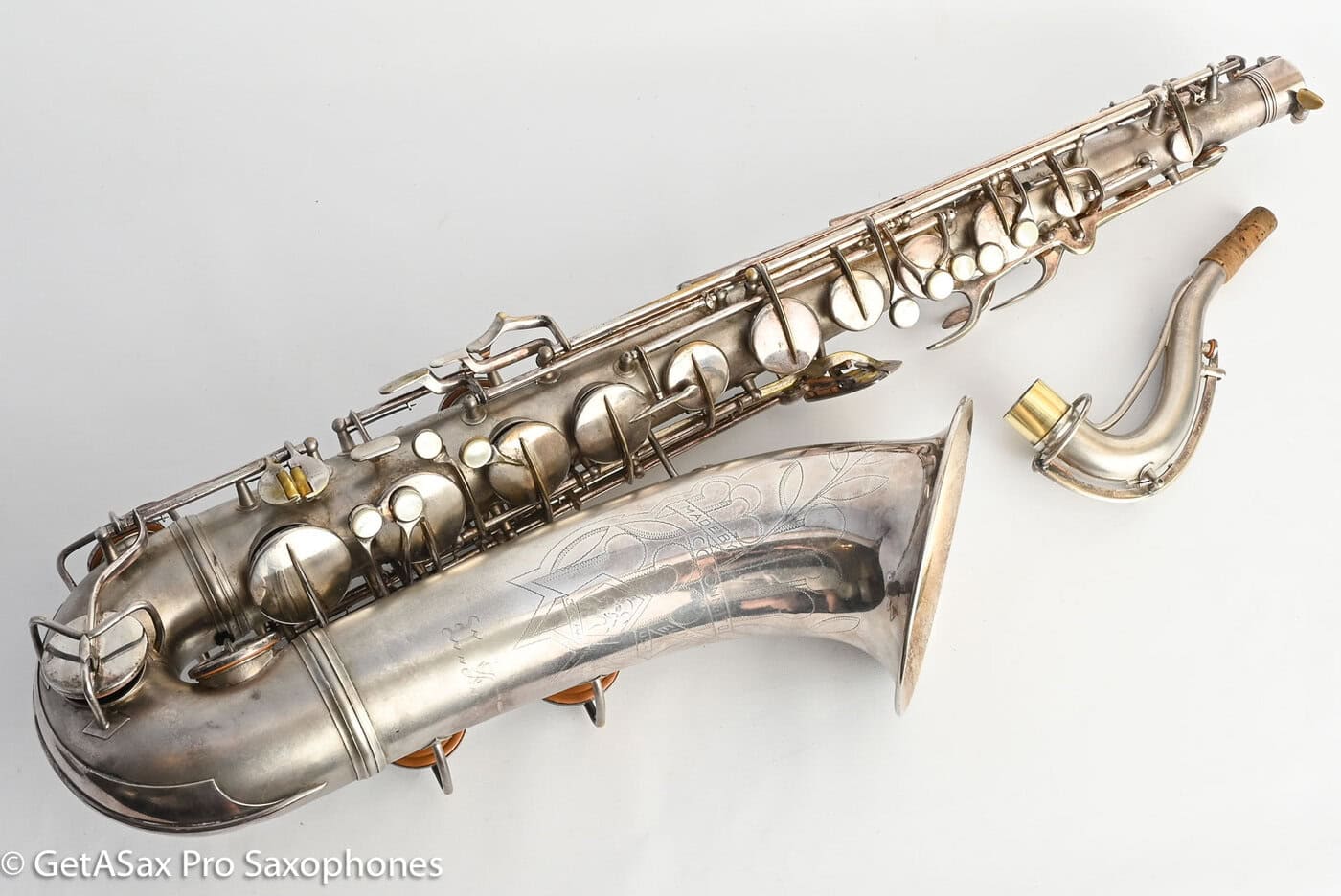 Conn 10M Pre-war Original Silver Plate Recent Overhaul Plays Great! 306848