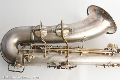 Conn 10M Pre-war Original Silver Plate Recent Overhaul Plays Great! 306848