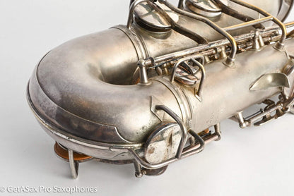 Conn 10M Pre-war Original Silver Plate Recent Overhaul Plays Great! 306848