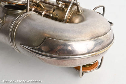 Conn 10M Pre-war Original Silver Plate Recent Overhaul Plays Great! 306848