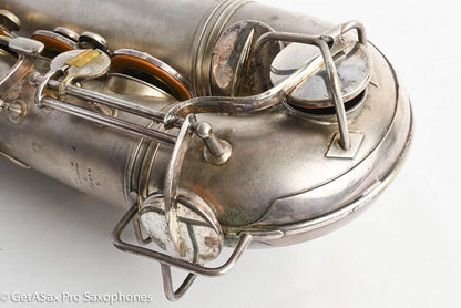 Conn 10M Pre-war Original Silver Plate Recent Overhaul Plays Great! 306848