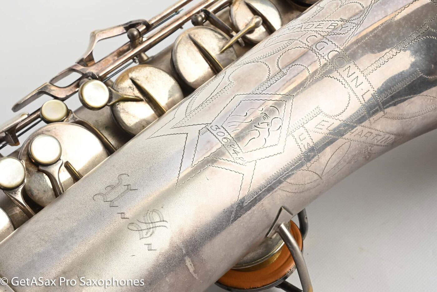 Conn 10M Pre-war Original Silver Plate Recent Overhaul Plays Great! 306848