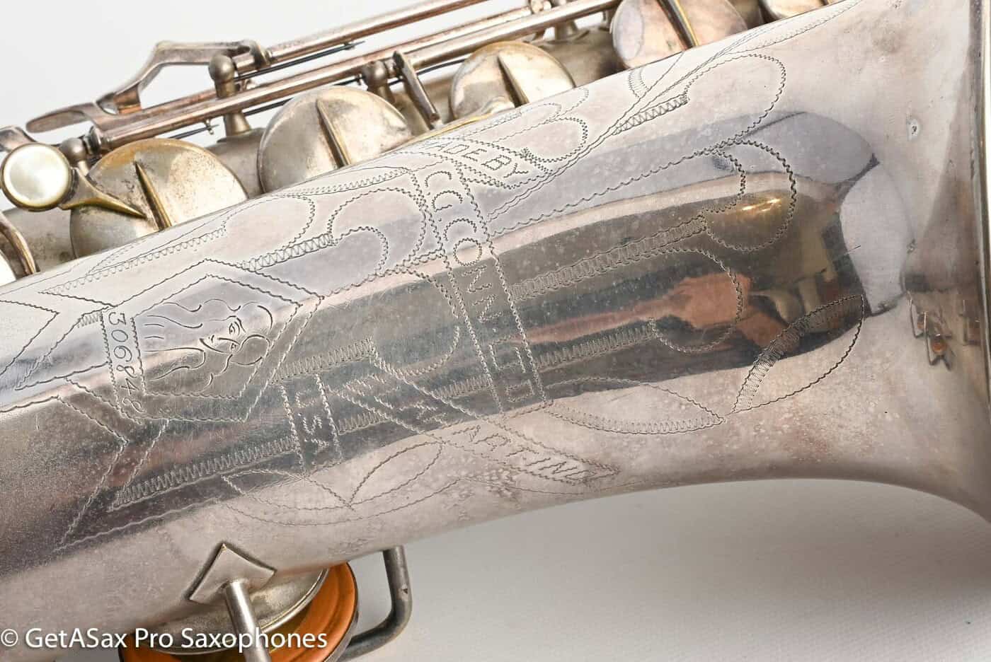 Conn 10M Pre-war Original Silver Plate Recent Overhaul Plays Great! 306848