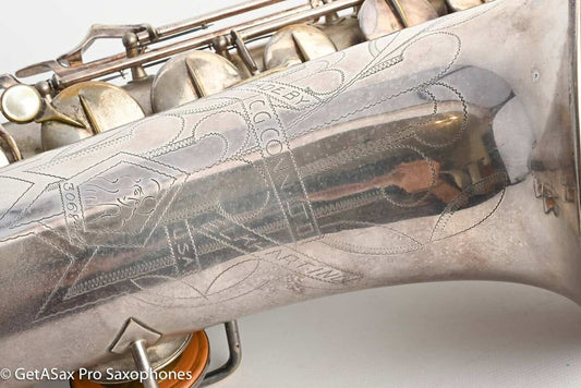 Conn 10M Pre-war Original Silver Plate Recent Overhaul Plays Great! 306848