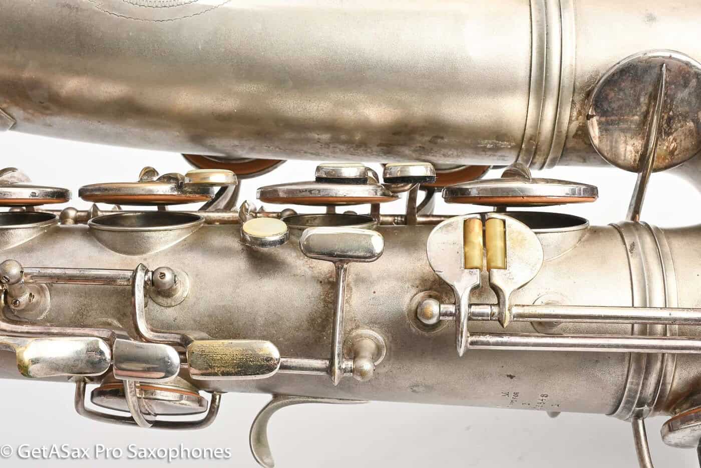 Conn 10M Pre-war Original Silver Plate Recent Overhaul Plays Great! 306848