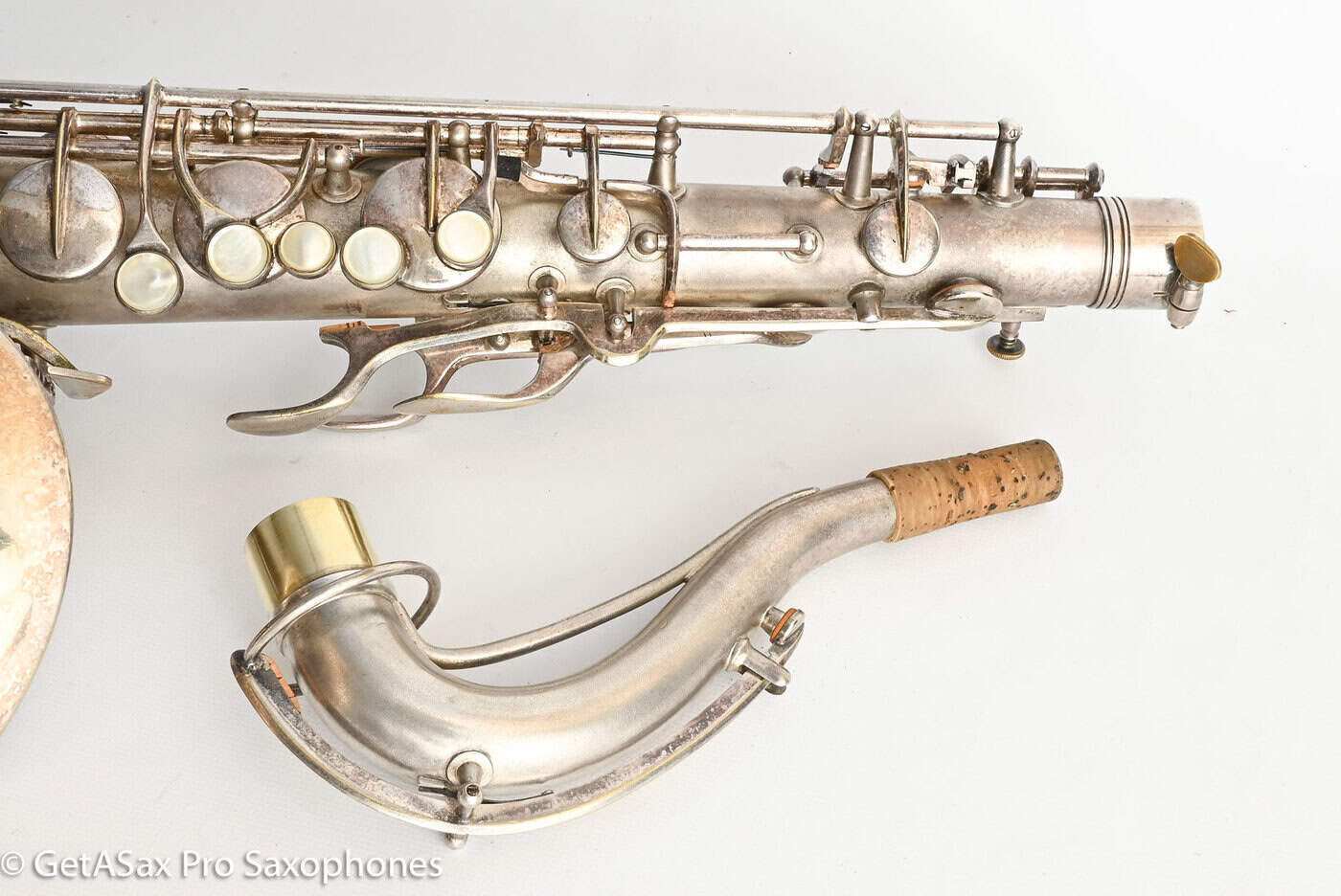 Conn 10M Pre-war Original Silver Plate Recent Overhaul Plays Great! 306848