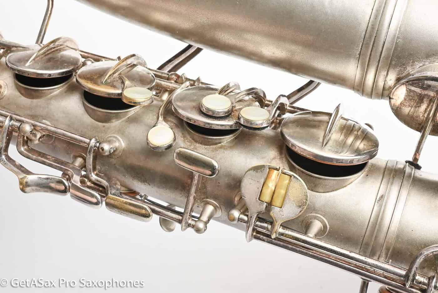 Conn 10M Pre-war Original Silver Plate Recent Overhaul Plays Great! 306848