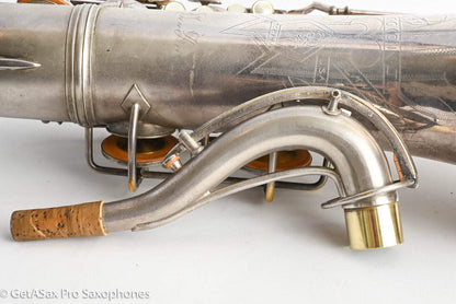 Conn 10M Pre-war Original Silver Plate Recent Overhaul Plays Great! 306848