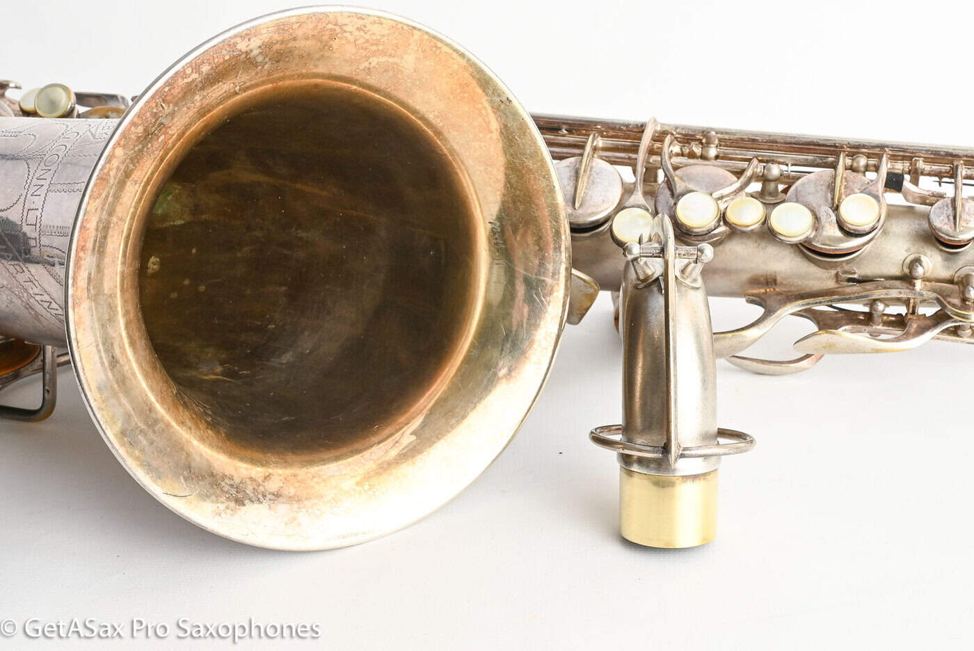 Conn 10M Pre-war Original Silver Plate Recent Overhaul Plays Great! 306848