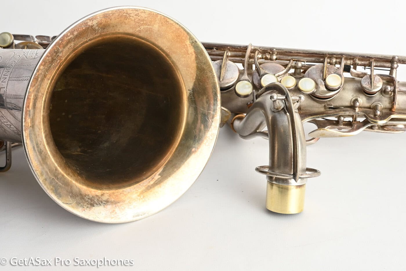 Conn 10M Pre-war Original Silver Plate Recent Overhaul Plays Great! 306848