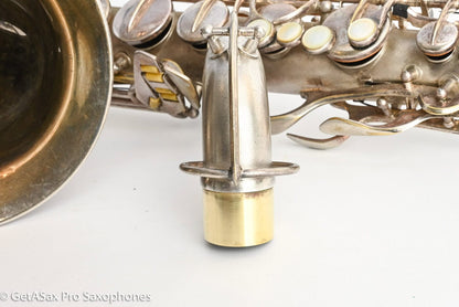 Conn 10M Pre-war Original Silver Plate Recent Overhaul Plays Great! 306848