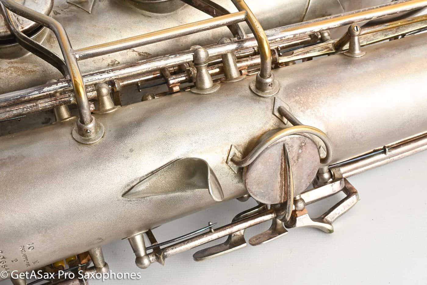 Conn 10M Pre-war Original Silver Plate Recent Overhaul Plays Great! 306848