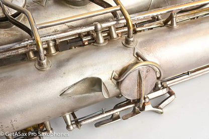 Conn 10M Pre-war Original Silver Plate Recent Overhaul Plays Great! 306848