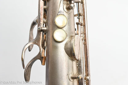 Conn 10M Pre-war Original Silver Plate Recent Overhaul Plays Great! 306848