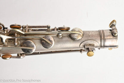 Conn 10M Pre-war Original Silver Plate Recent Overhaul Plays Great! 306848