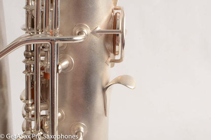 Conn 10M Tenor Saxophone Original Silver Plate Rolled Tone Holes Fresh Overhaul 311372