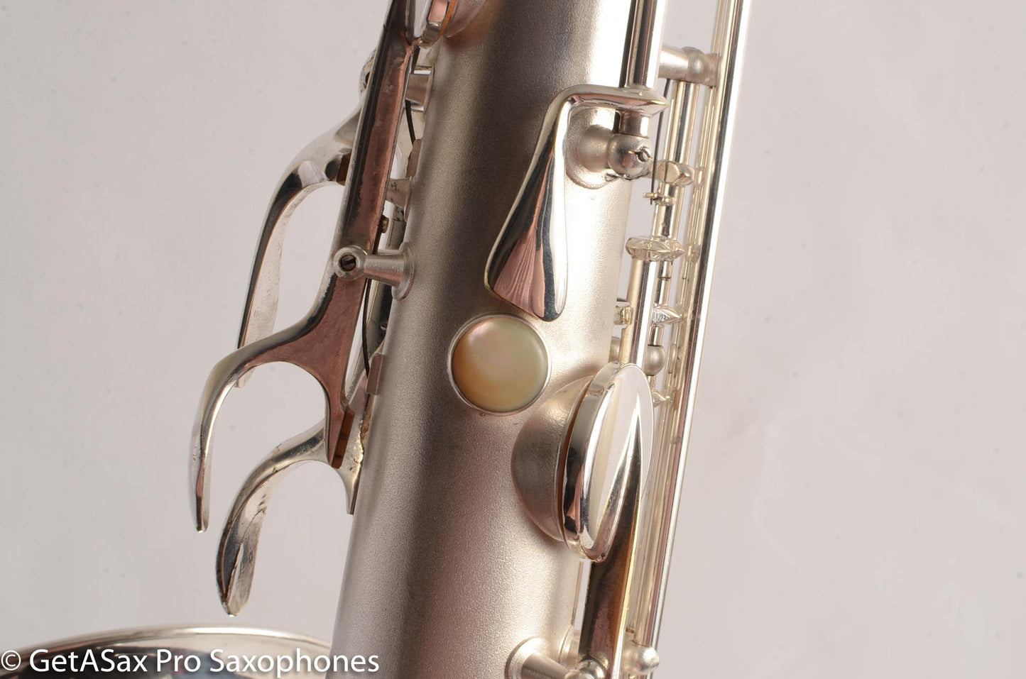 Conn 10M Tenor Saxophone Original Silver Plate Rolled Tone Holes Fresh Overhaul 311372