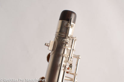 Conn 10M Tenor Saxophone Original Silver Plate Rolled Tone Holes Fresh Overhaul 311372