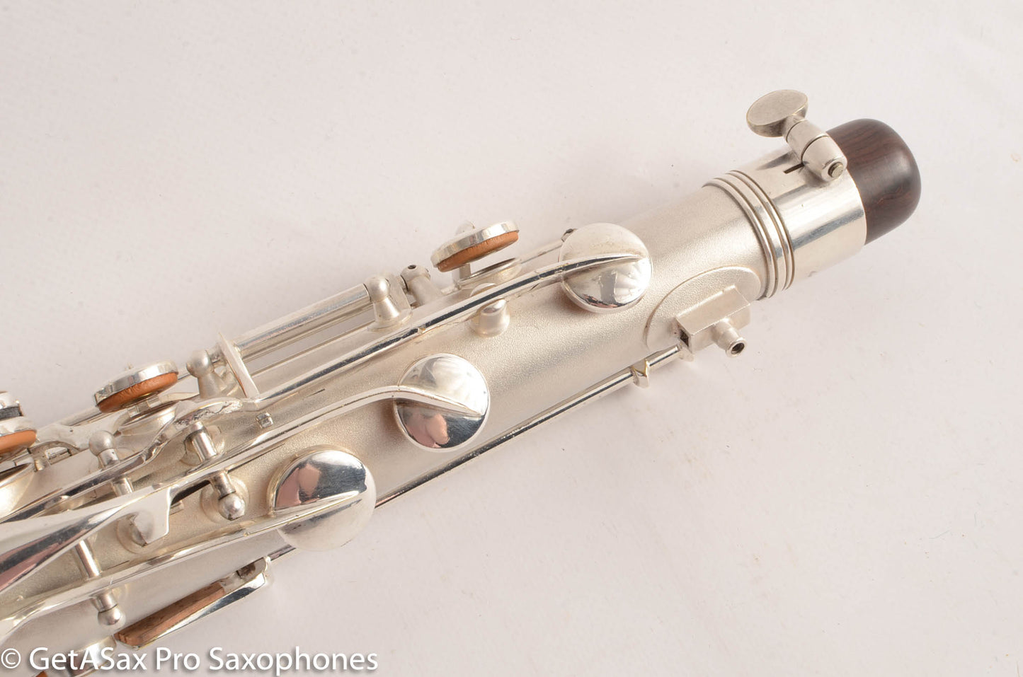 Conn 10M Tenor Saxophone Original Silver Plate Rolled Tone Holes Fresh Overhaul 311372