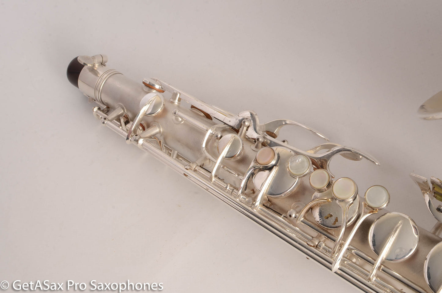 Conn 10M Tenor Saxophone Original Silver Plate Rolled Tone Holes Fresh Overhaul 311372