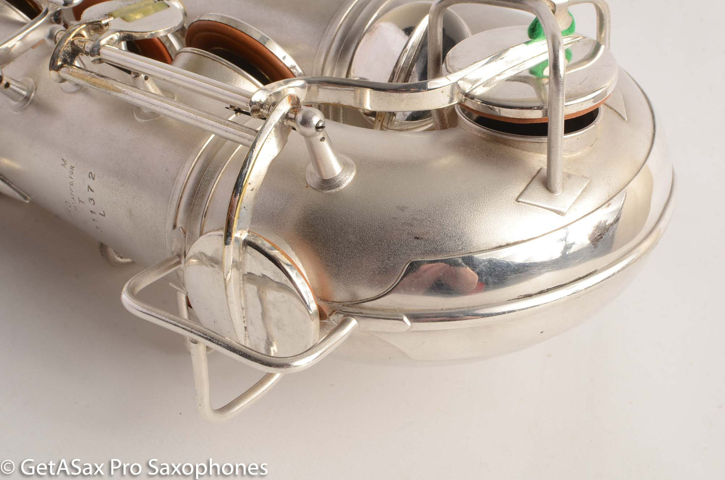 Conn 10M Tenor Saxophone Original Silver Plate Rolled Tone Holes Fresh Overhaul 311372