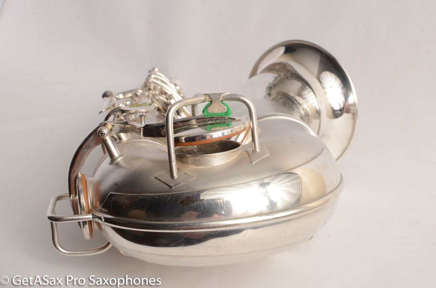 Conn 10M Tenor Saxophone Original Silver Plate Rolled Tone Holes Fresh Overhaul 311372