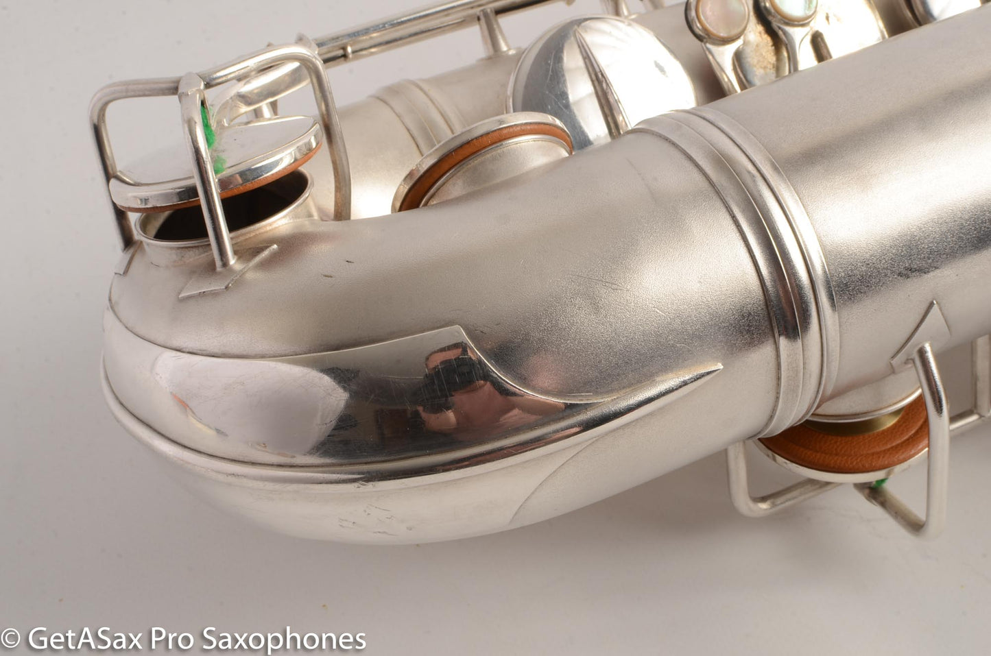 Conn 10M Tenor Saxophone Original Silver Plate Rolled Tone Holes Fresh Overhaul 311372