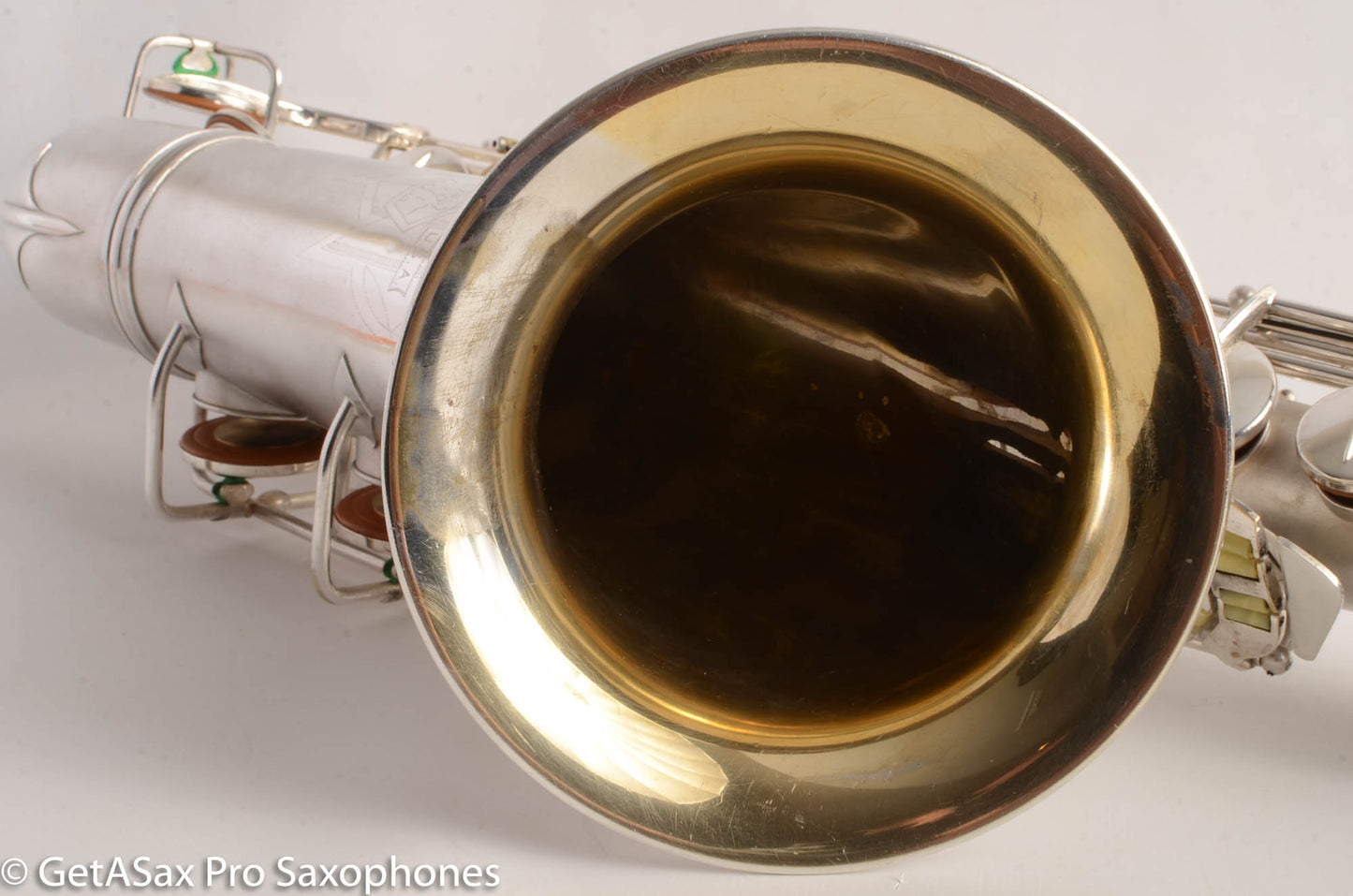 Conn 10M Tenor Saxophone Original Silver Plate Rolled Tone Holes Fresh Overhaul 311372