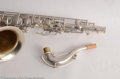 Conn 10M Silver Tenor Saxophone 311514 Overhauled!