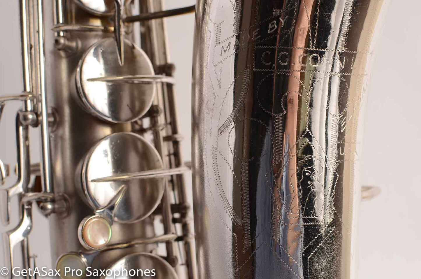 Conn 10M Silver Tenor Saxophone 311514 Overhauled!