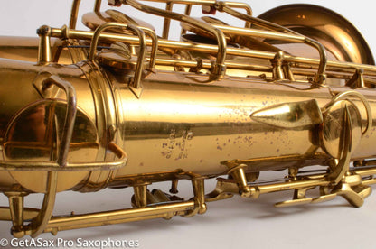 Conn 10M Tenor Original Lacquer Recent Repad 1940 Very Good Condition 289715