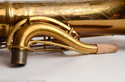 Conn 10M Tenor Original Lacquer Recent Repad 1940 Very Good Condition 289715