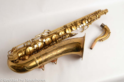 Conn 10M Tenor Original Lacquer Recent Repad 1940 Very Good Condition 289715