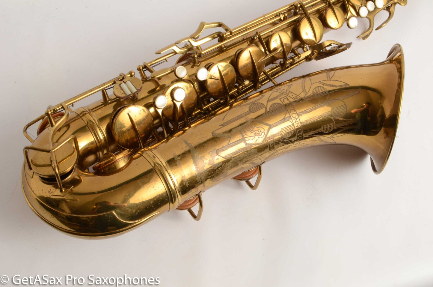 Conn 10M Tenor Original Lacquer Recent Repad 1940 Very Good Condition 289715