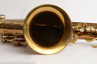 Conn 10M Tenor Original Lacquer Recent Repad 1940 Very Good Condition 289715