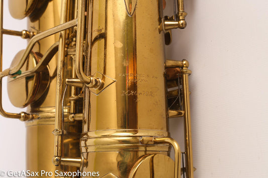 Conn 10M Tenor Saxophone Pre-war Excellent Condition 266792 Clean Refinish Old Pads