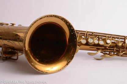 Conn 10M Tenor Pre-War Original Lacquer Matt Stohrer Overhaul 269167