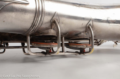 Conn 10M Tenor 1936 Original Silver Plate Pre-War Very Good Condition 274937