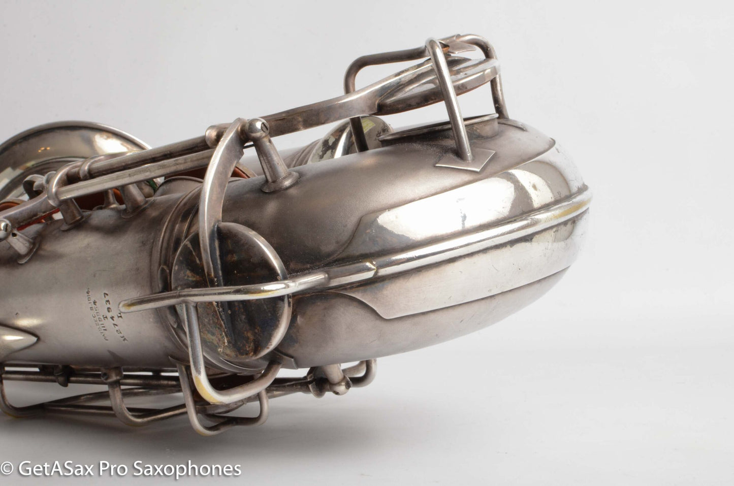 Conn 10M Tenor 1936 Original Silver Plate Pre-War Very Good Condition 274937