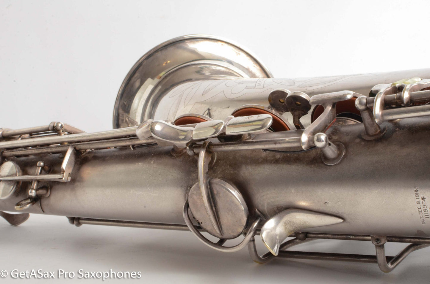 Conn 10M Tenor 1936 Original Silver Plate Pre-War Very Good Condition 274937