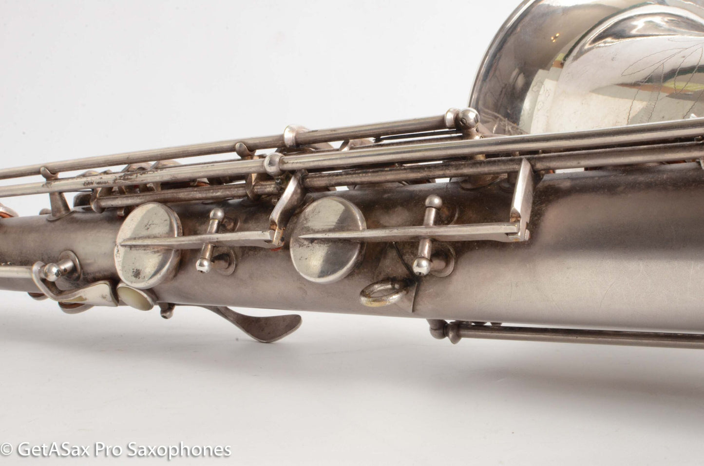 Conn 10M Tenor 1936 Original Silver Plate Pre-War Very Good Condition 274937