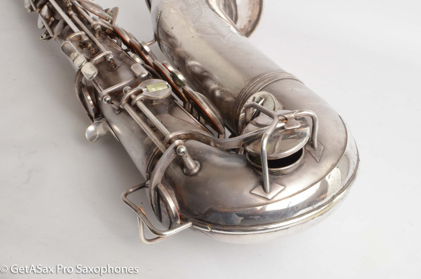 Conn 10M Tenor 1936 Original Silver Plate Pre-War Very Good Condition 274937